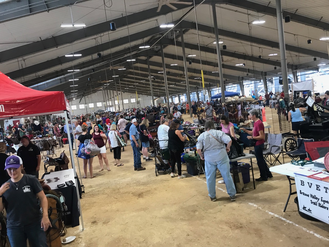 The Brazos Valley Driving and Riding Club hosts an annual Horseman's Market Day.